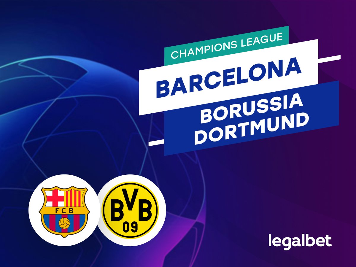 Legalbet.es: Barcelona vs Borussia Dortmund: pronóstico Champions League 9 de abril.