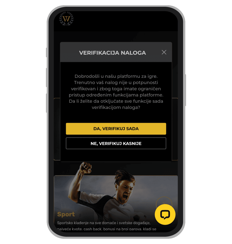 Winnerbet verifikacija