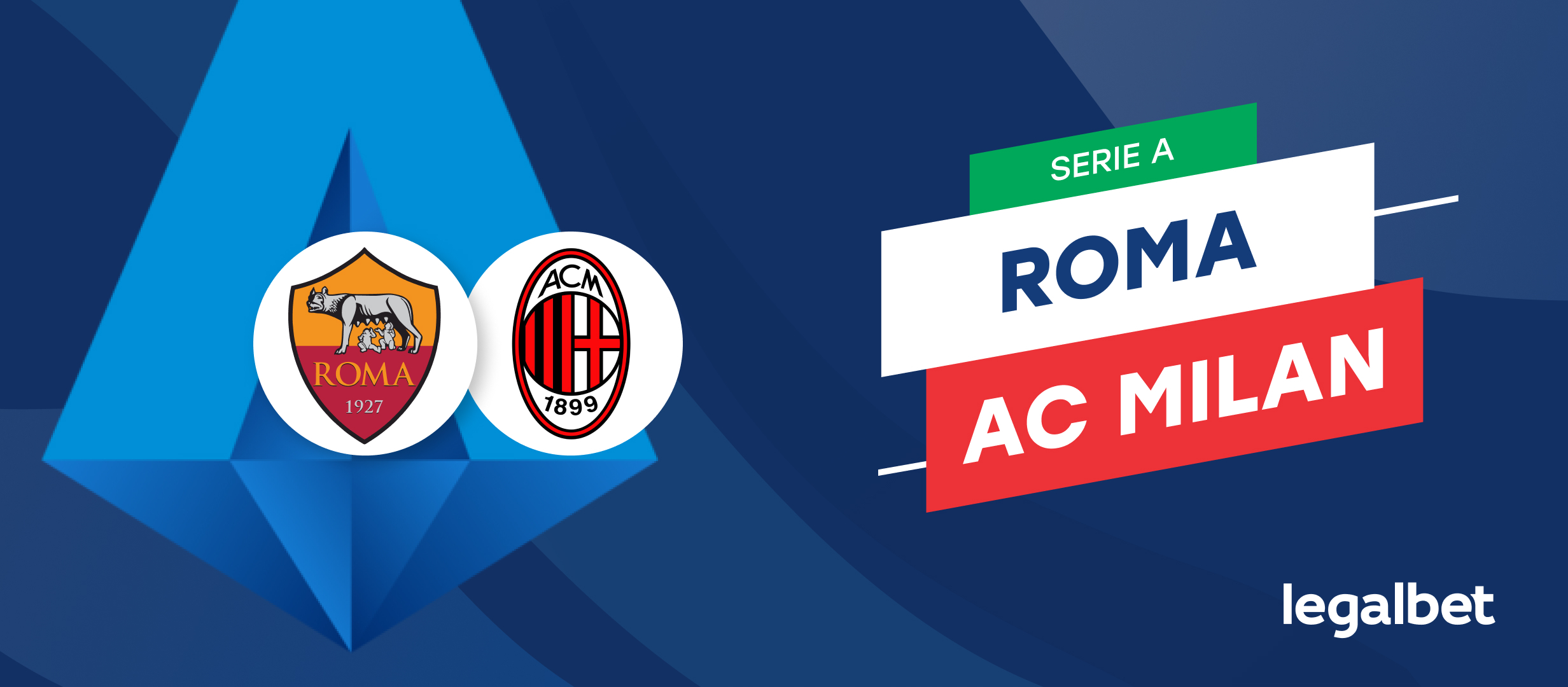 Apuestas y cuotas Roma - AC Milan. Serie A 2021/22