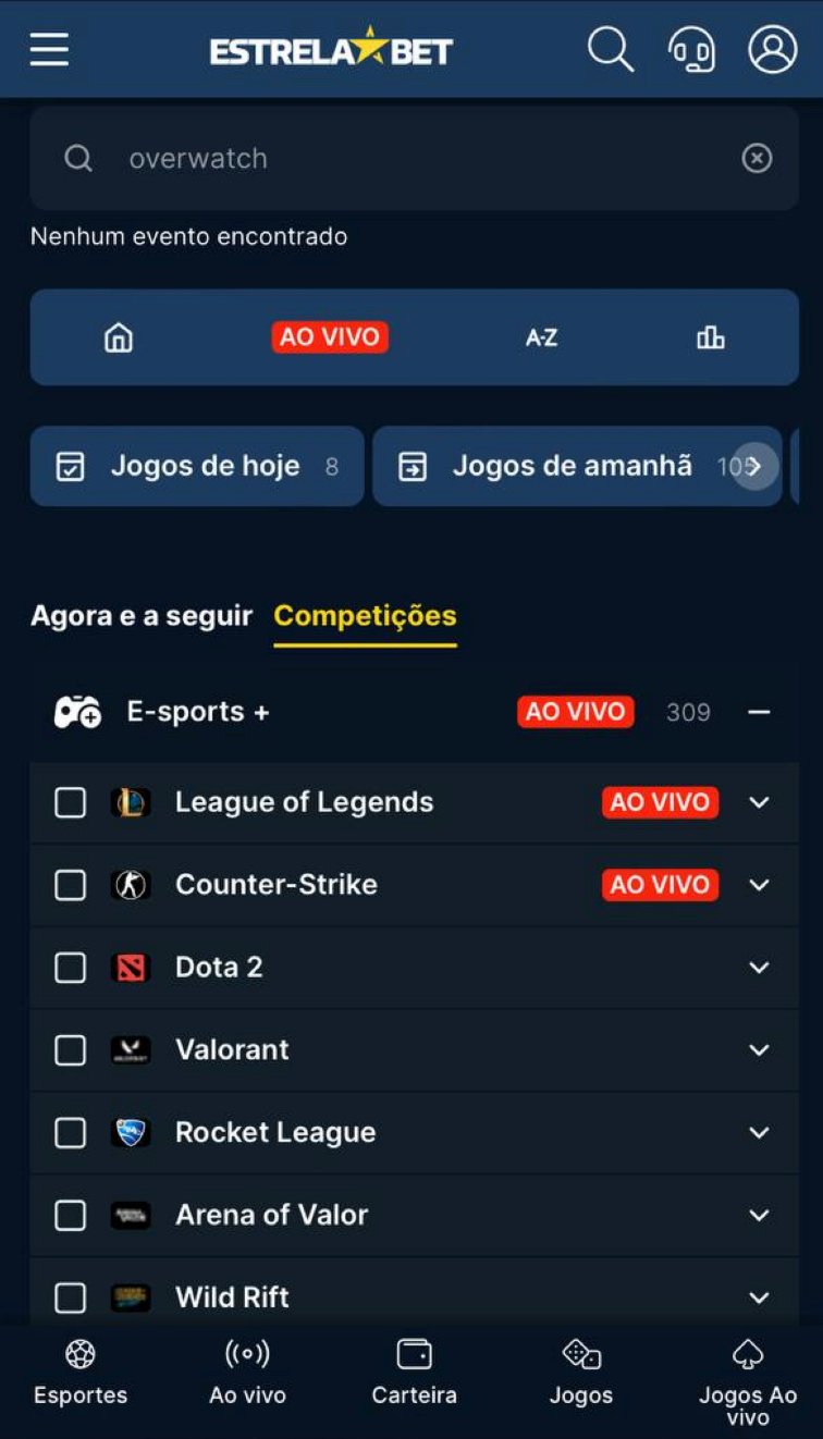 Estrela Bet é uma das melhores plataformas para apostar em Overwatch