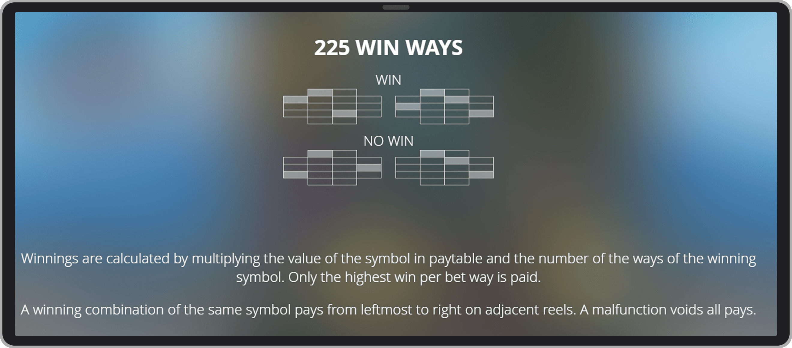 Screenshot with Rules