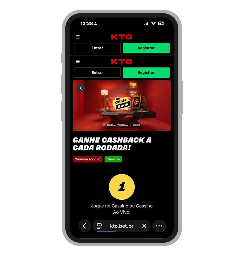 Cashback da KTO é o melhor oferta deste tipo no mercado em março de 2026