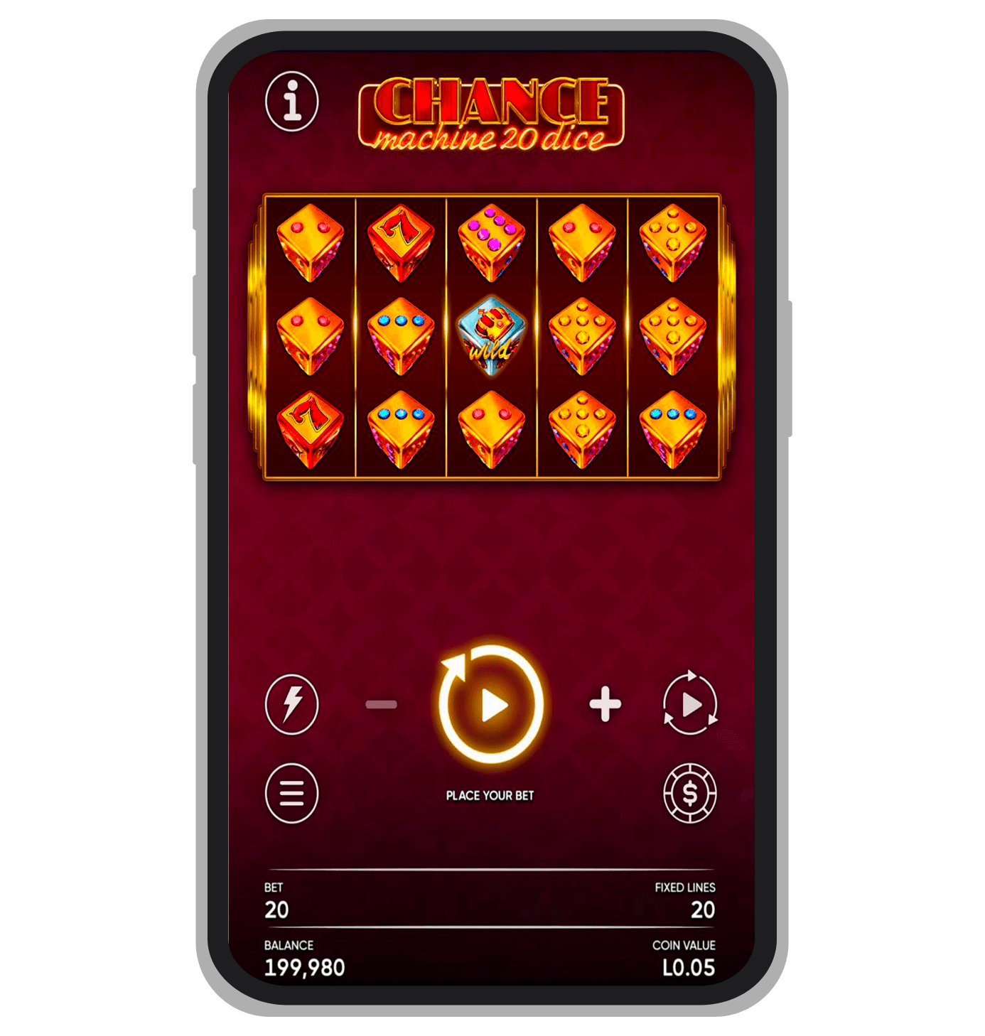 Chance Machine 20 Dice de la Endorphina