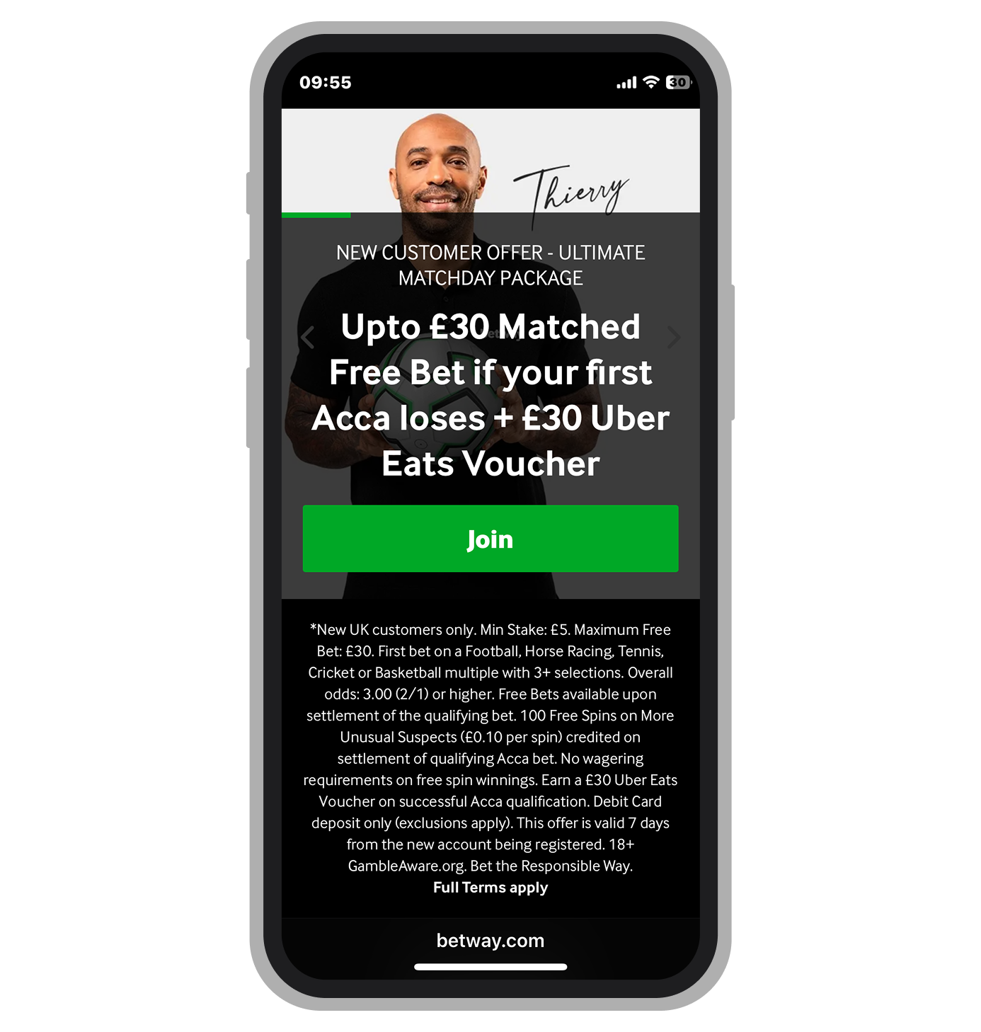 Betway new customer offer