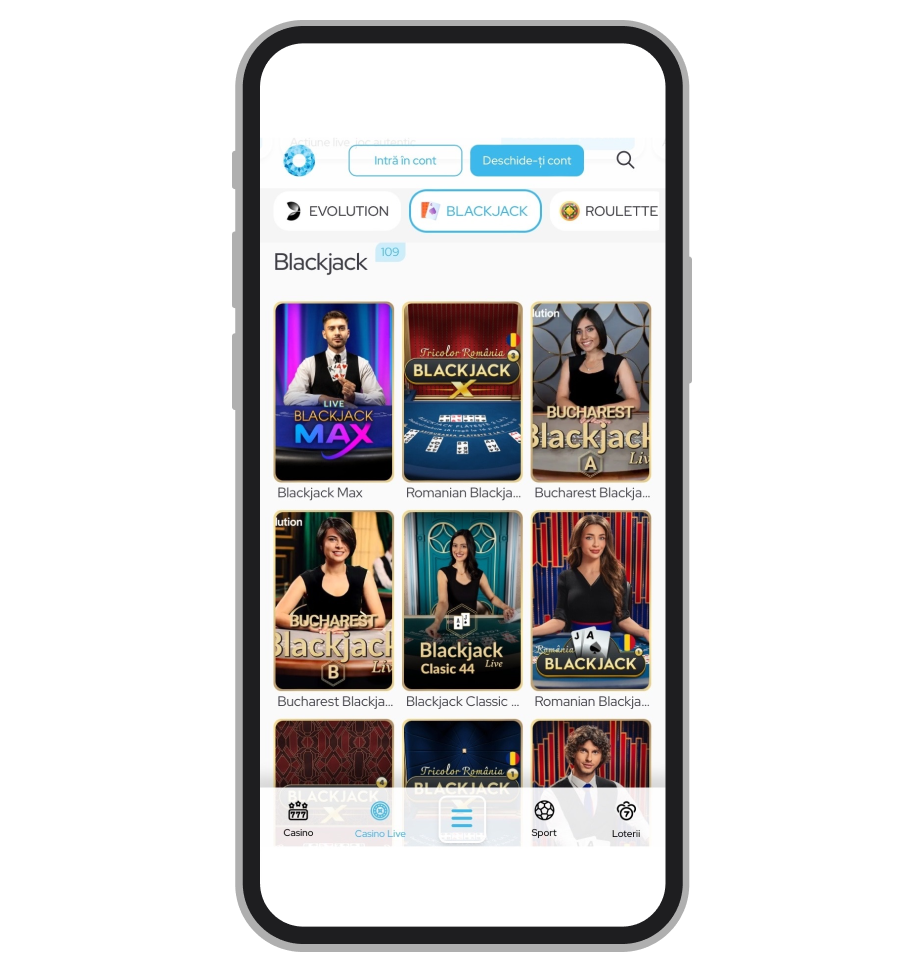 Game World Live Blackjack