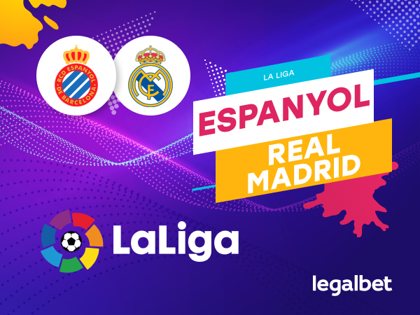 Legalbet.es: Previa, análisis y apuestas Espanyol - Real Madrid, La Liga 2020.