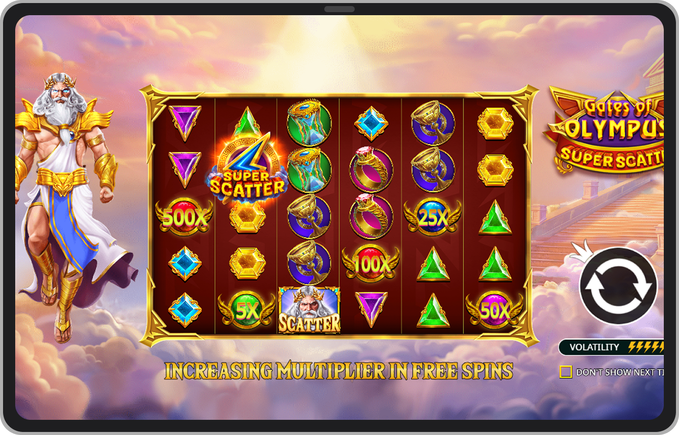 Intro screen