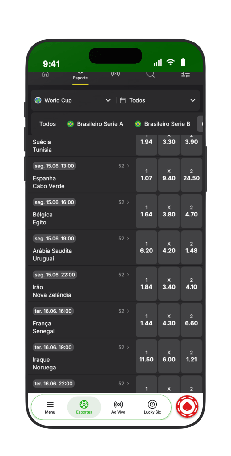 Odds 1X2 dos jogos da Copa do Mundo na Brazino777: Bélgica vs Egito e outros