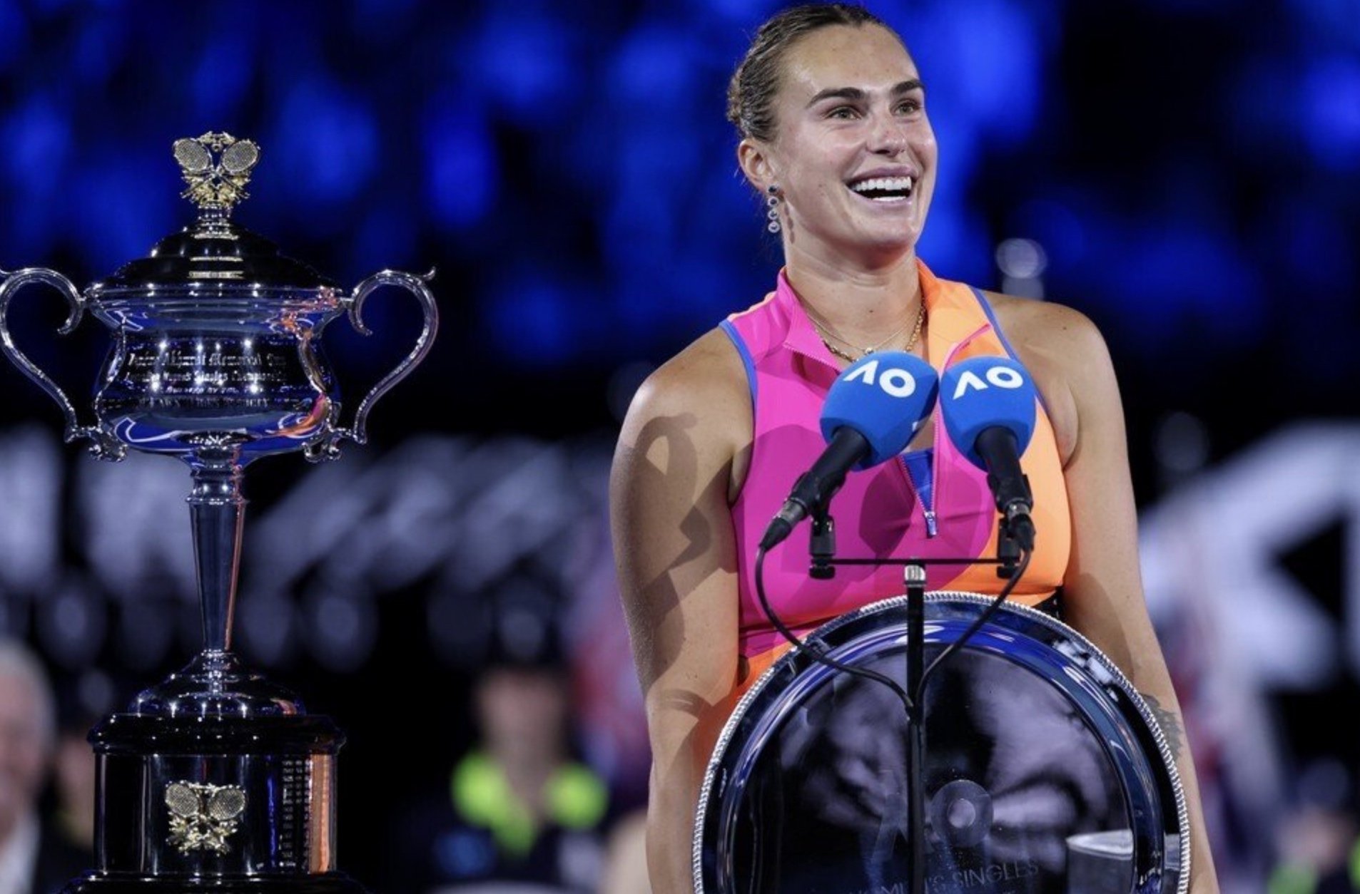 Соболенко обыграла Рыбакину в финале турнира в Индиан-Уэллсе.