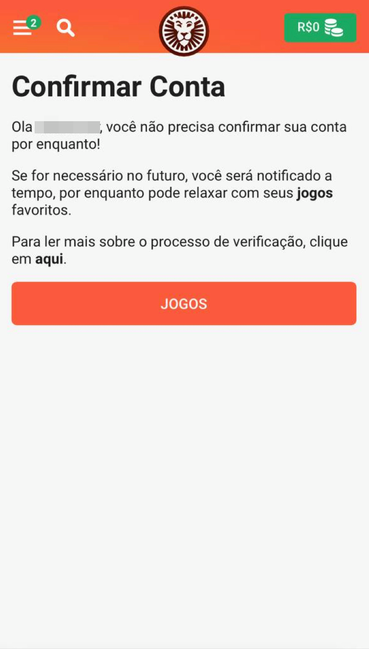 Siga as instruções da plataforma