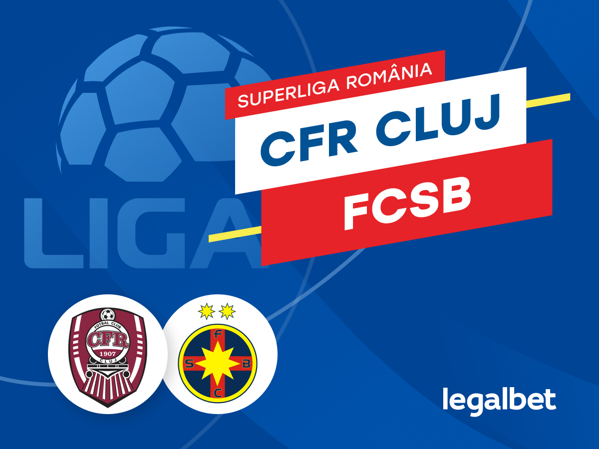 Karbacher: CFR Cluj - FCSB: cote la pariuri si statistici.