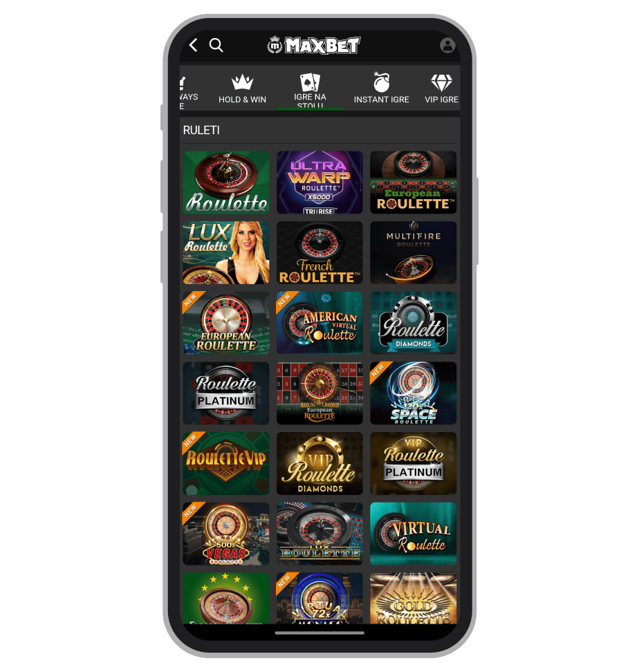 Maxbet stone igre
