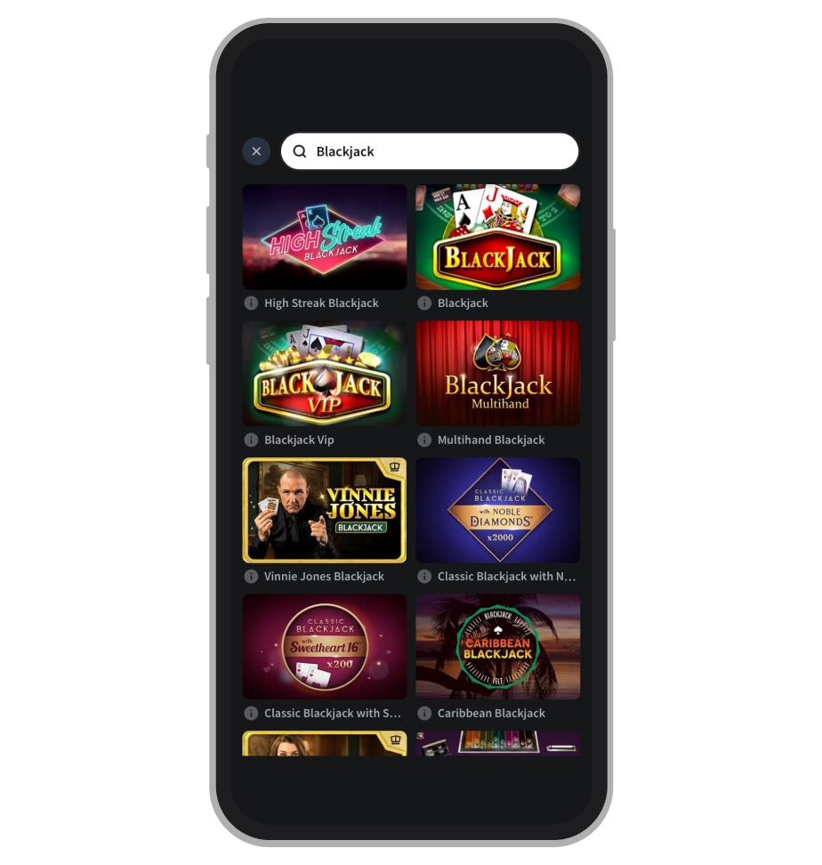 RNG Blackjack la Conti Cazino