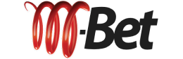 The logo of the bookmaker M-bet - legalbet.co.ke