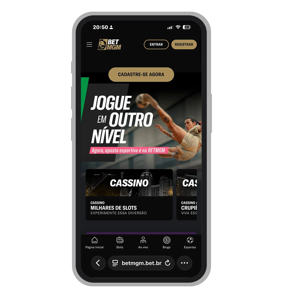 BetMGM aceita depósitos a partir de R$ 1