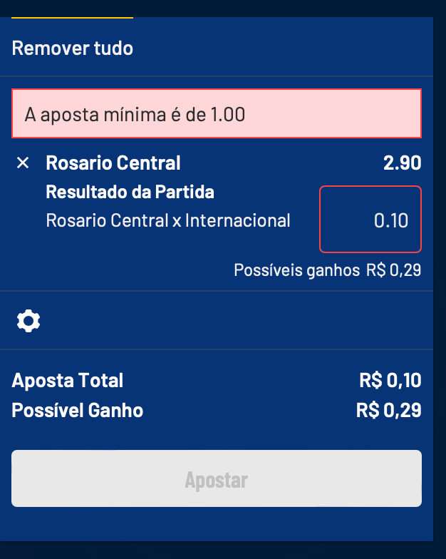 Aposta mínima aceita na Galera Bet é de R$1