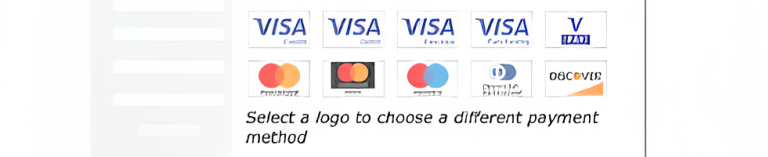 Choose your mode of payment