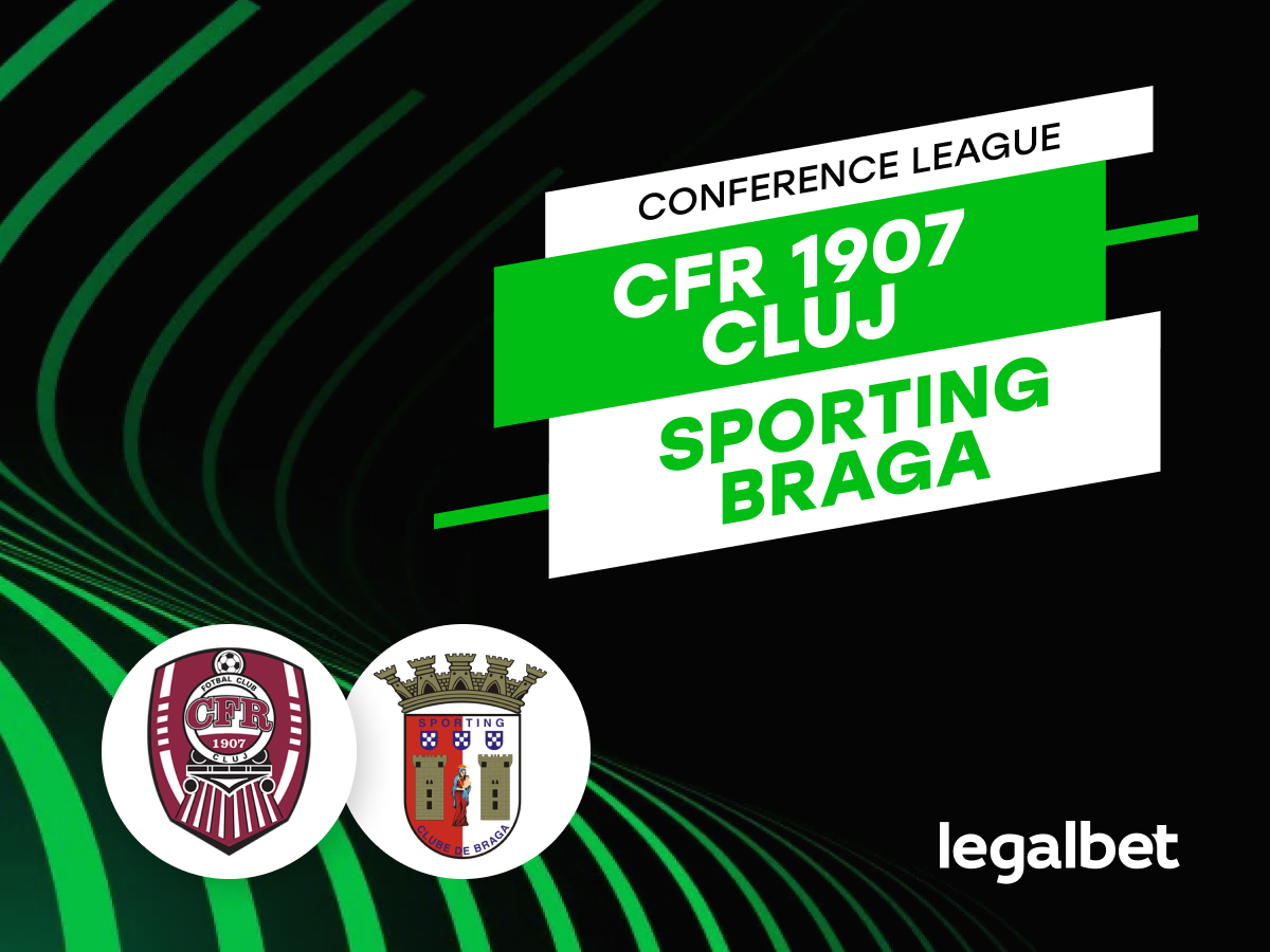 CFR 1907 Cluj - Sporting Braga, ponturi pariuri preliminarii Europa Conference League