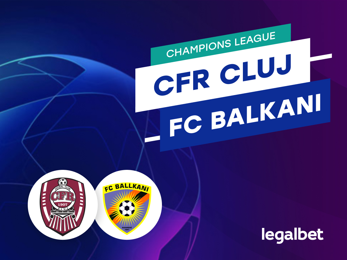 Karbacher: CFR Cluj - KF Ballkani: cote la pariuri si statistici.