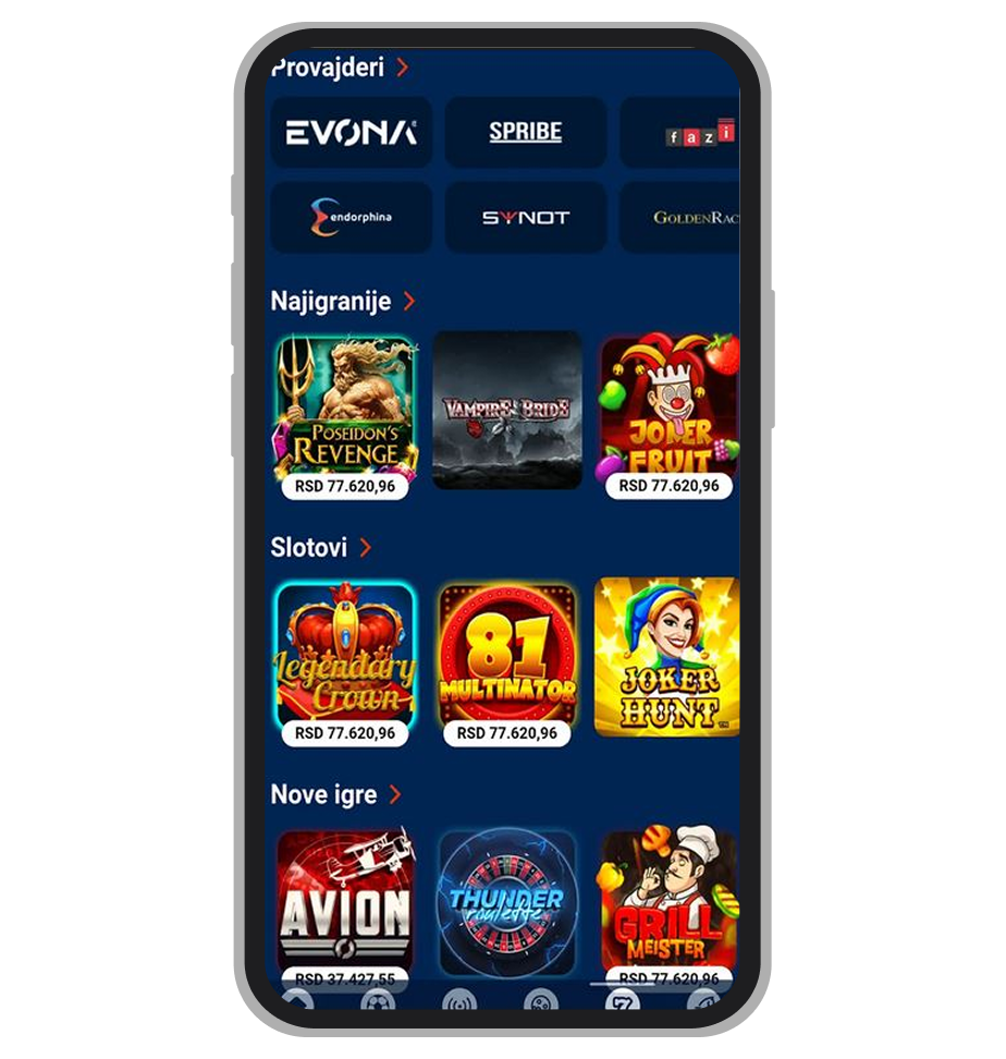 Taš Bet kazino stranica