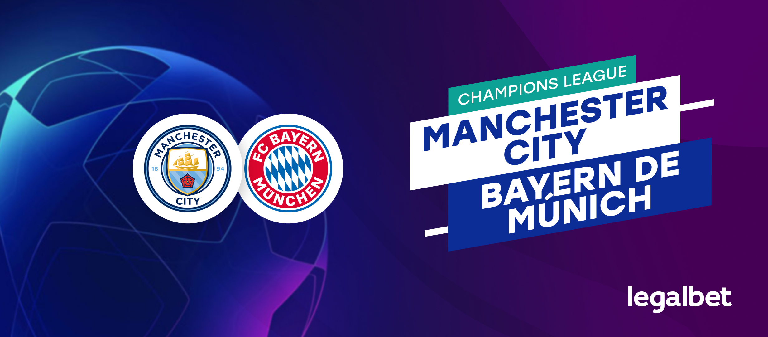 Apuestas y cuotas Manchester City - Bayern Múnich, Champions League 22/23