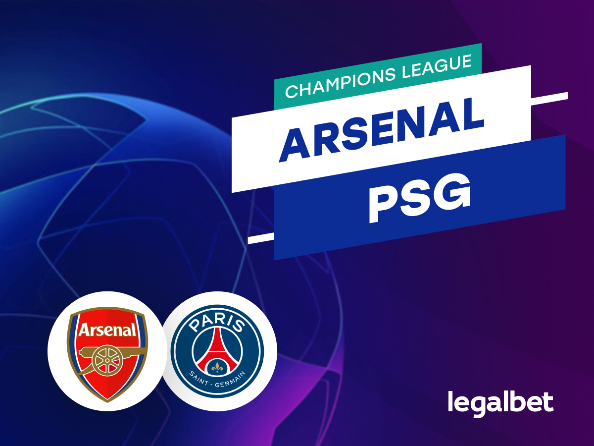 Legalbet.uk: Arsenal vs PSG Betting Odds and Prediction for the Champions League match.