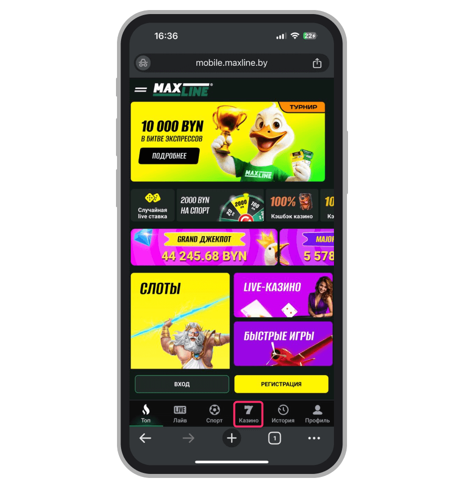 Мобильная платформа Макслайн