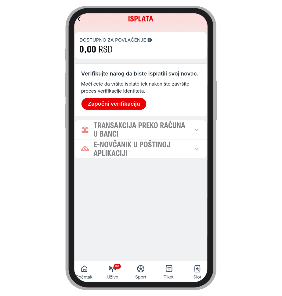 Stranica sa plaćanjima