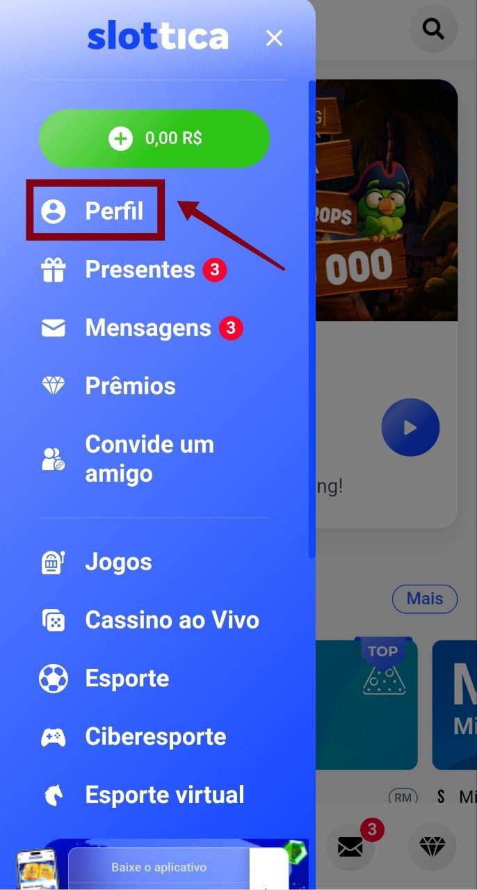 Edite suas Informações