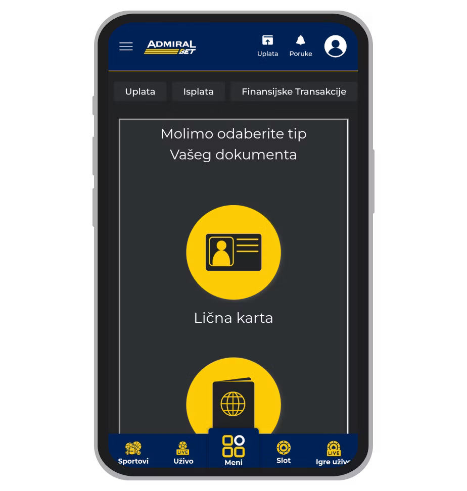 Otpremanje dokumenata za verifikaciju