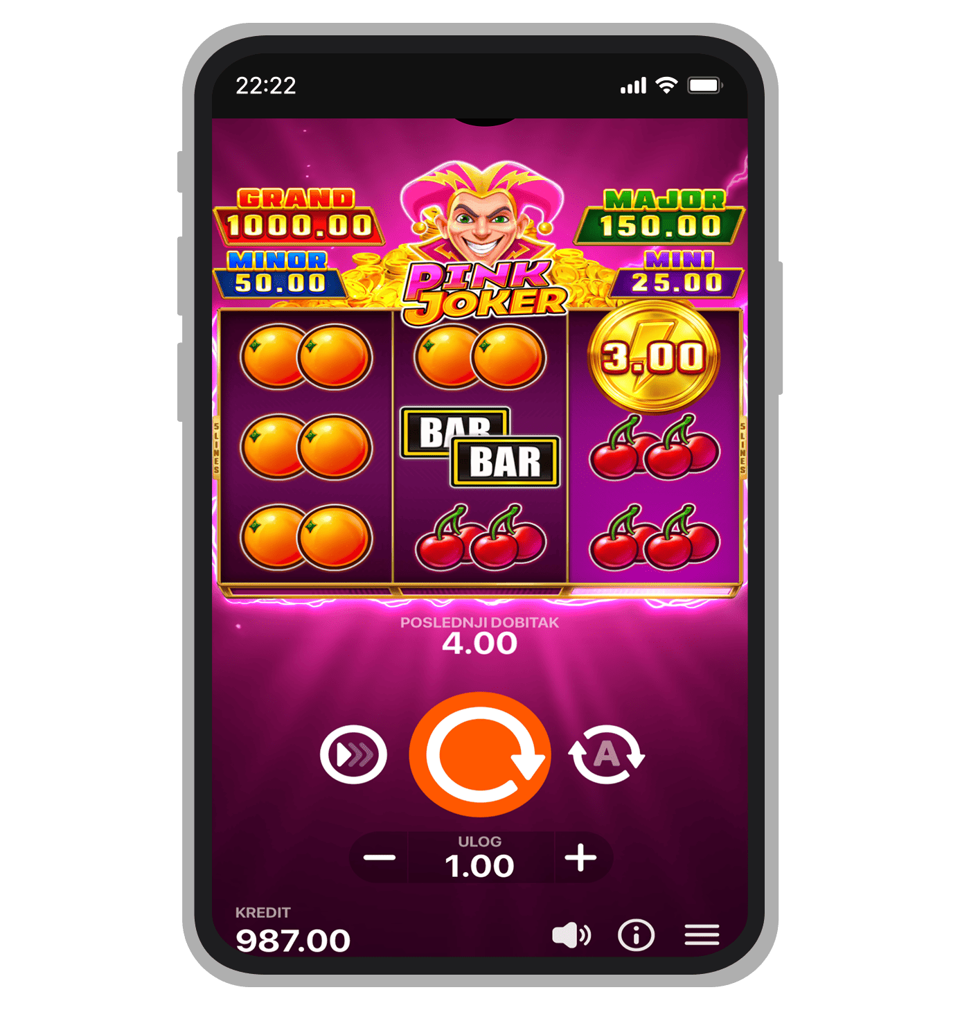 Pink Joker: Hold and Win