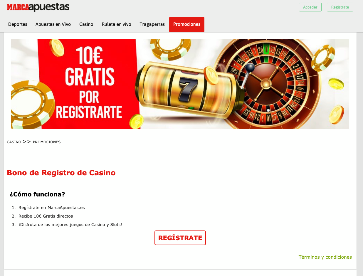 Bono de Marca Apuestas