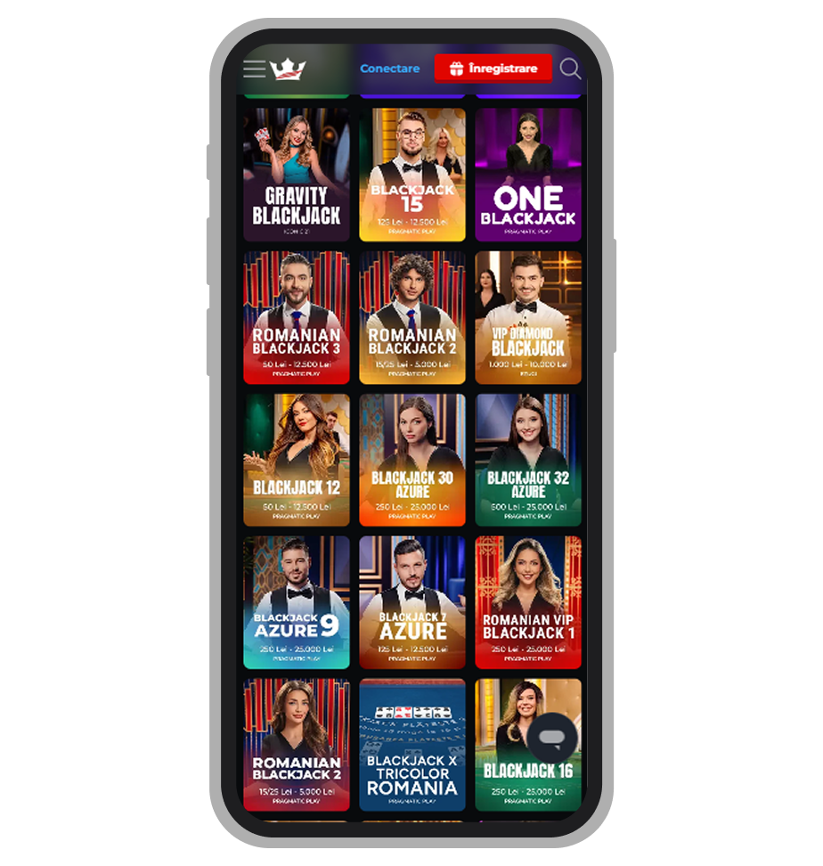 Blackjack live la Las Vegas