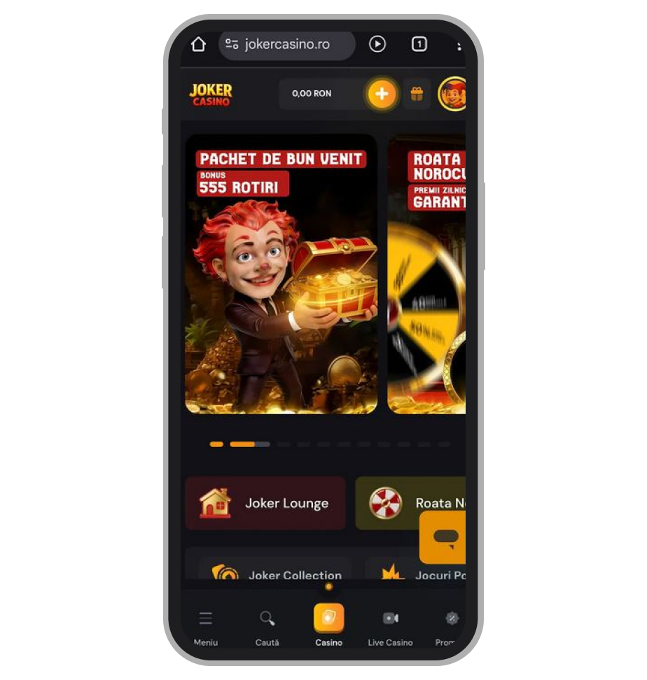 Homepage Joker Casino