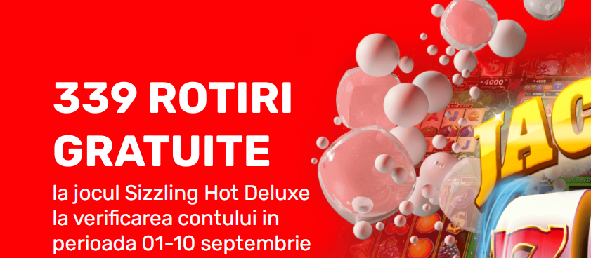 339 de rotiri gratuite la Superbet 1-10 septembrie 2021