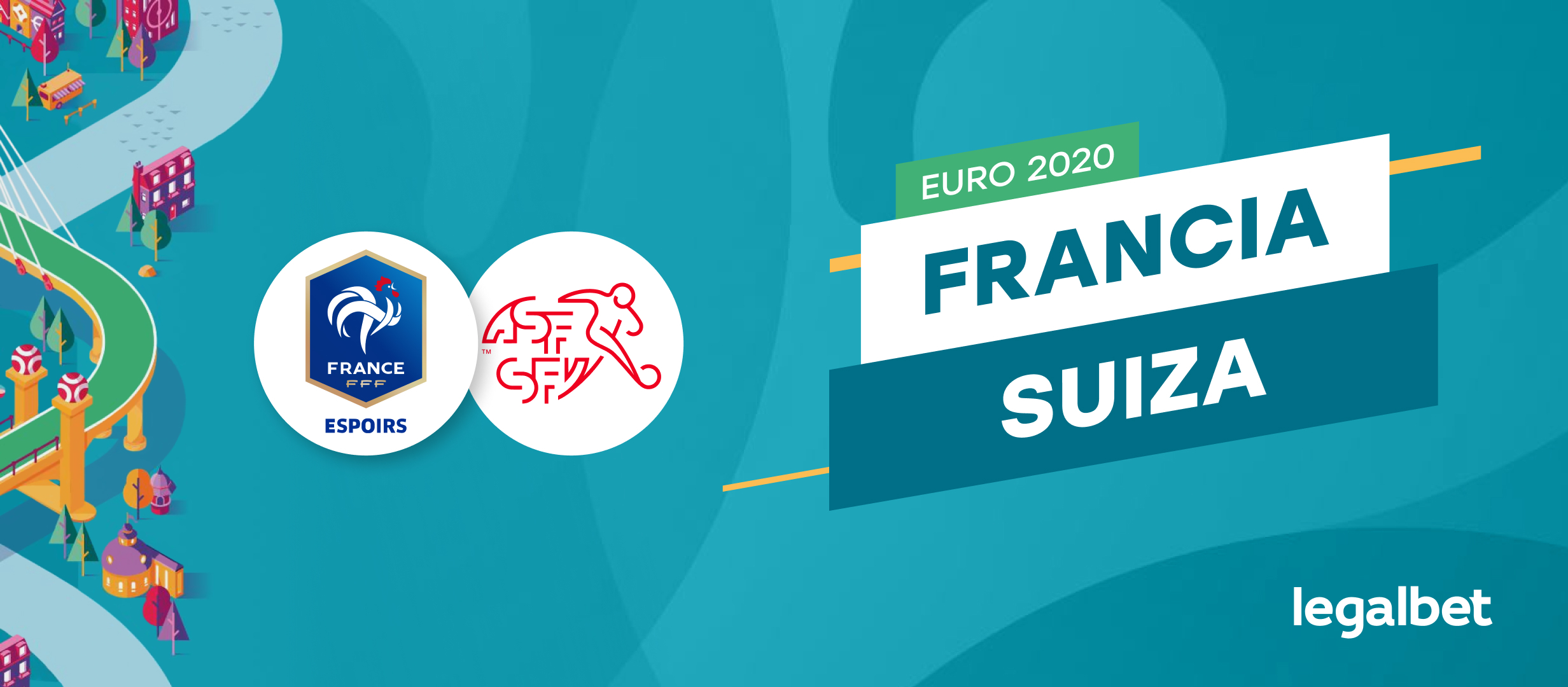 Apuestas y cuotas Francia - Suiza, EURO 2020