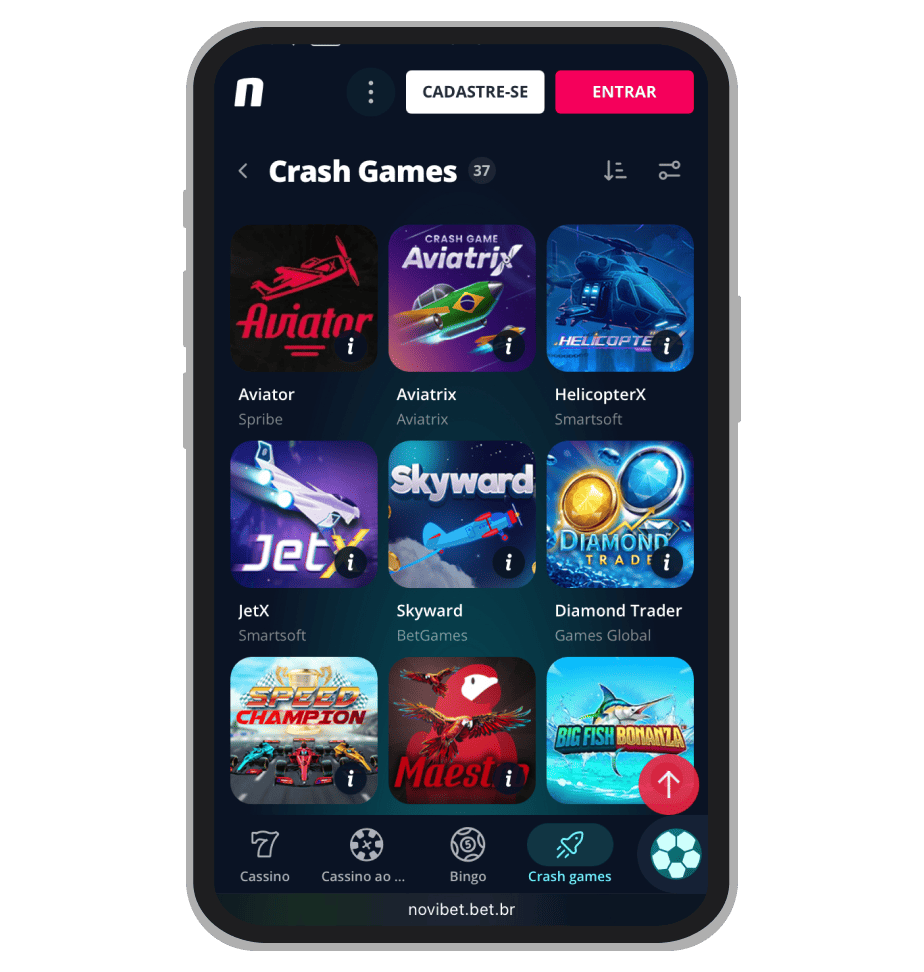 Catálogo de Crash Games