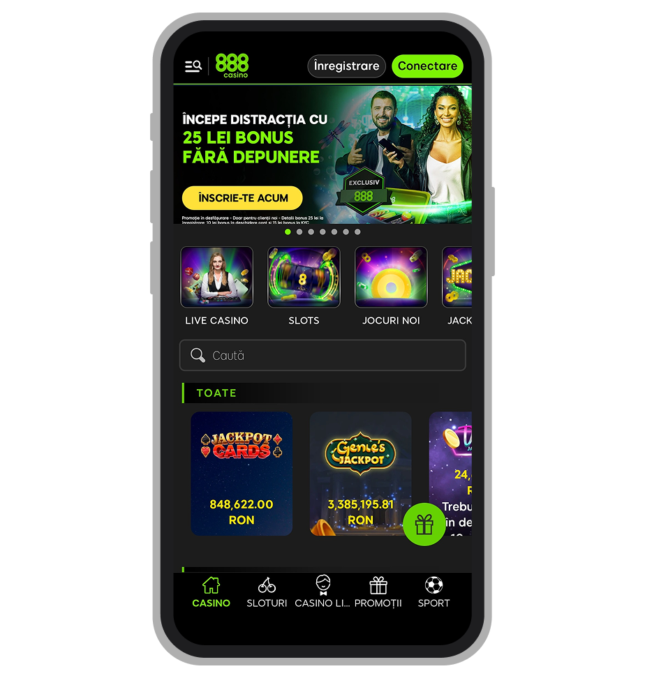 Prima pagină 888Casino
