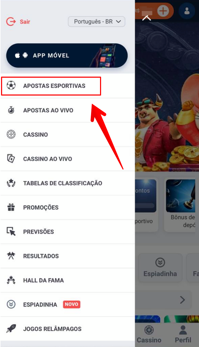 Escolhe um esporte 20Bet em que quer apostar