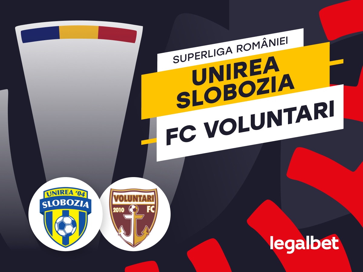 Unirea Slobozia - FC Voluntari: Ponturi și cote la pariuri