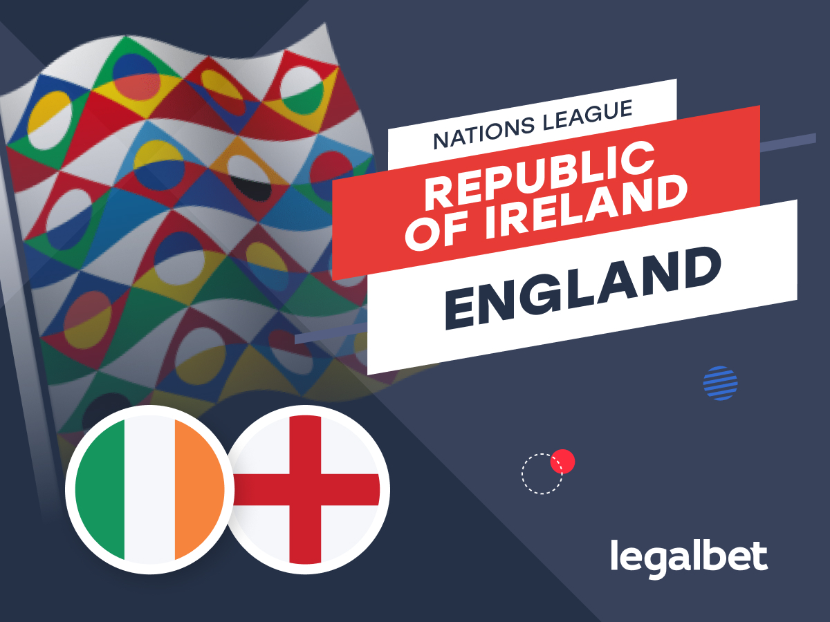 Legalbet.uk: Republic of Ireland Vs England Prediction and Odds: The First Step on the way to World Cup.