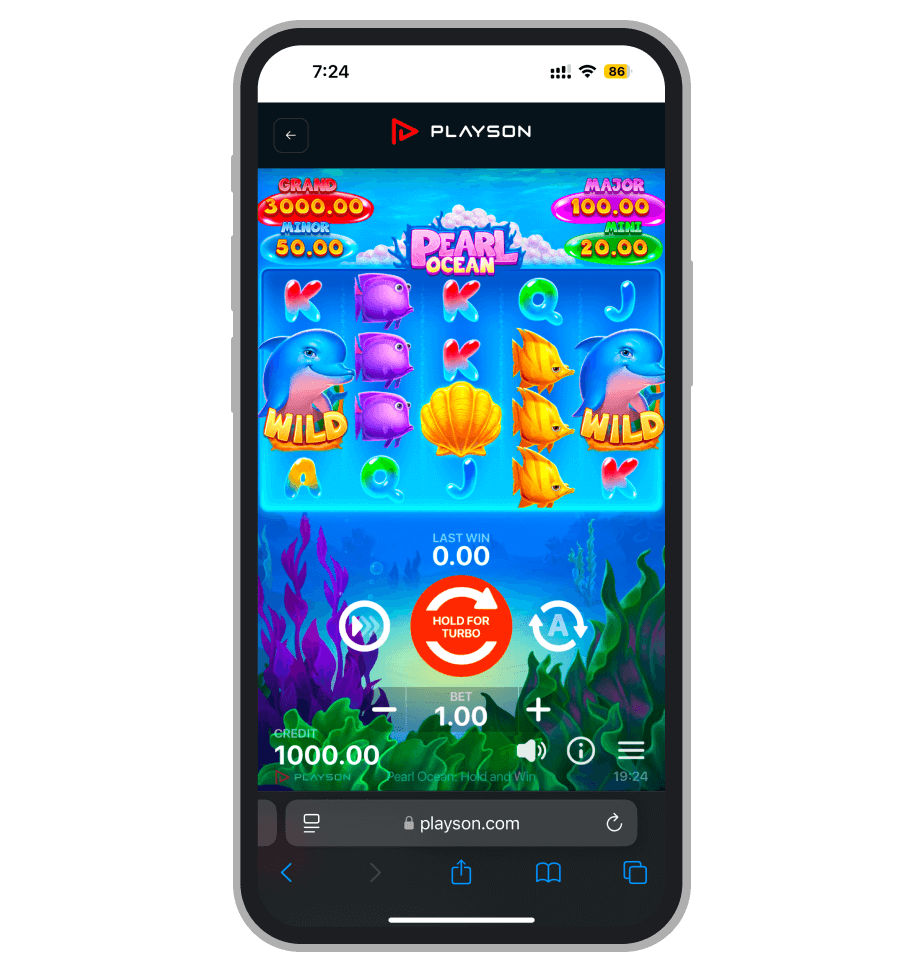Pearl Ocean: Hold and Win