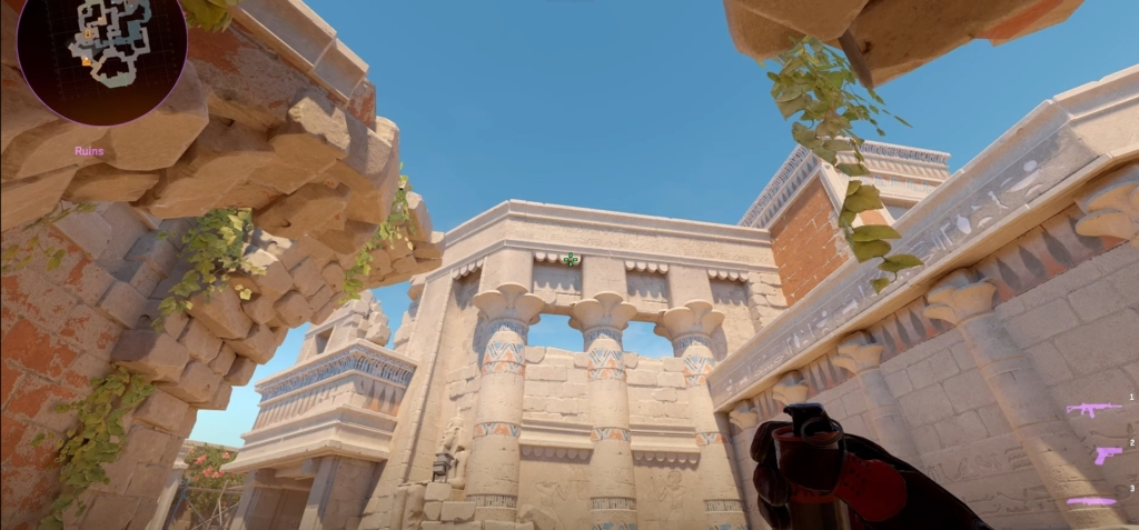 Дым на лонг с руин