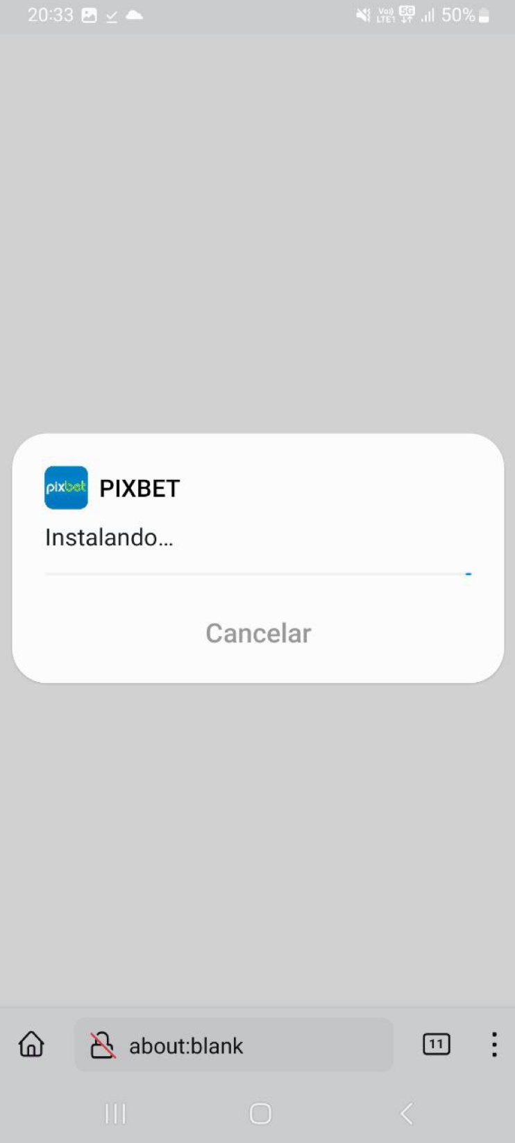 Ícone do Google Play no site Pixbet., Download do arquivo Pixbet .apk., Durante instalação da Pixbet App pode aparecer uma notificação de alerta., A instalação do App Pixbet.