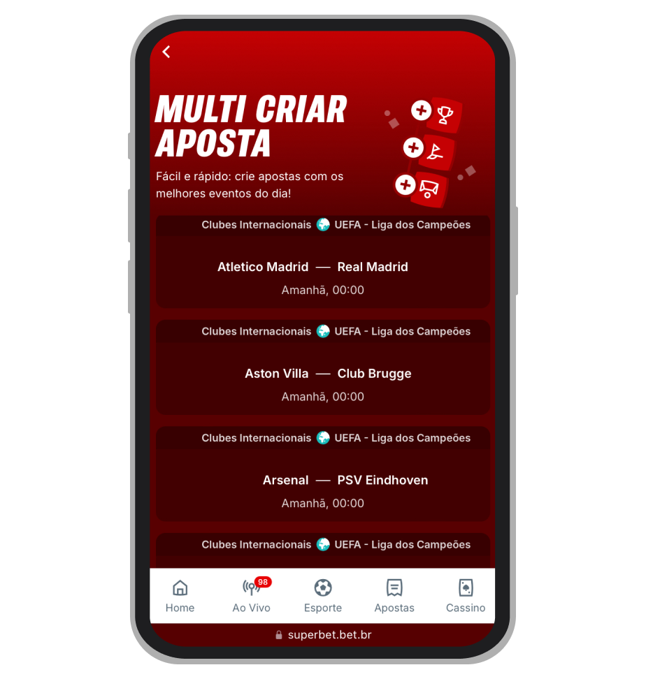 Multi Criar Aposta