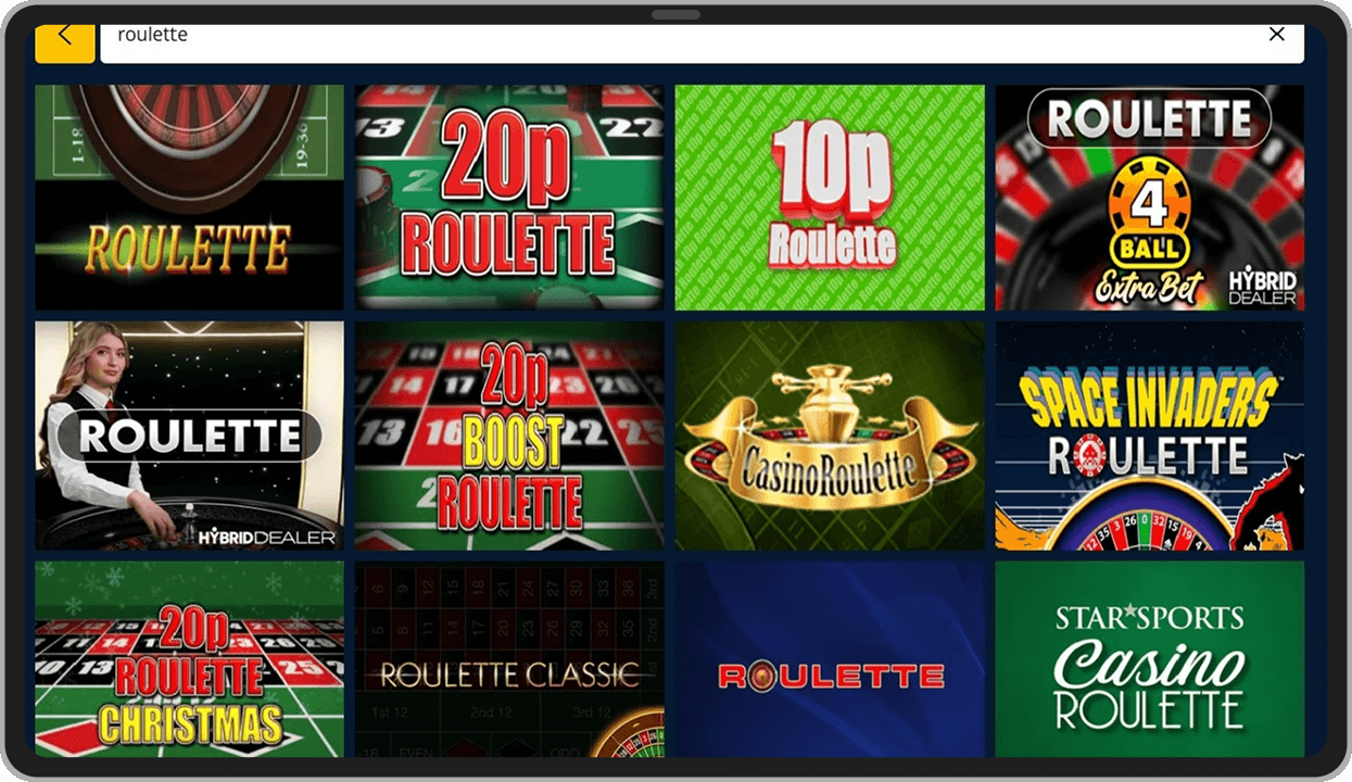 Roulette at Star Sports