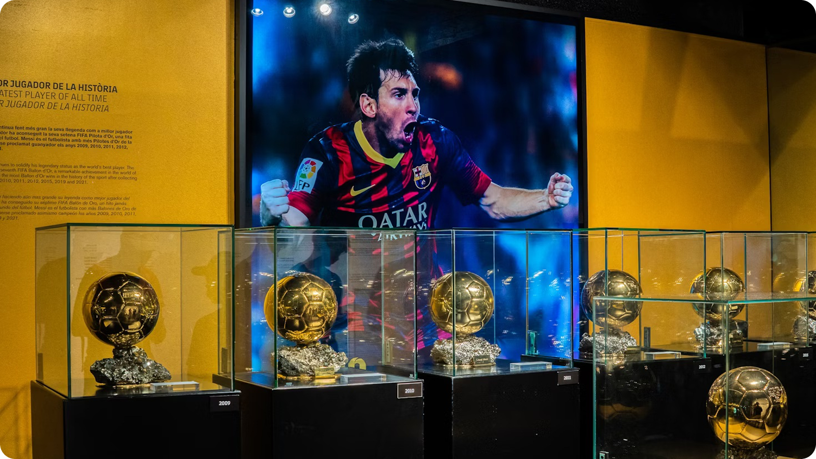 Золотые мячи Месси