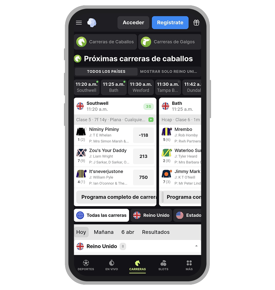 Carreras Betmaster App