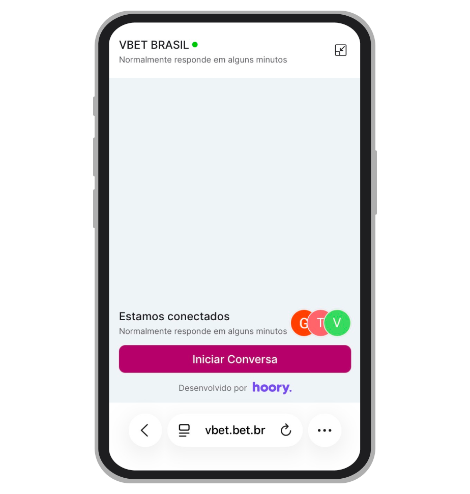 Chat ao vivo na VBET