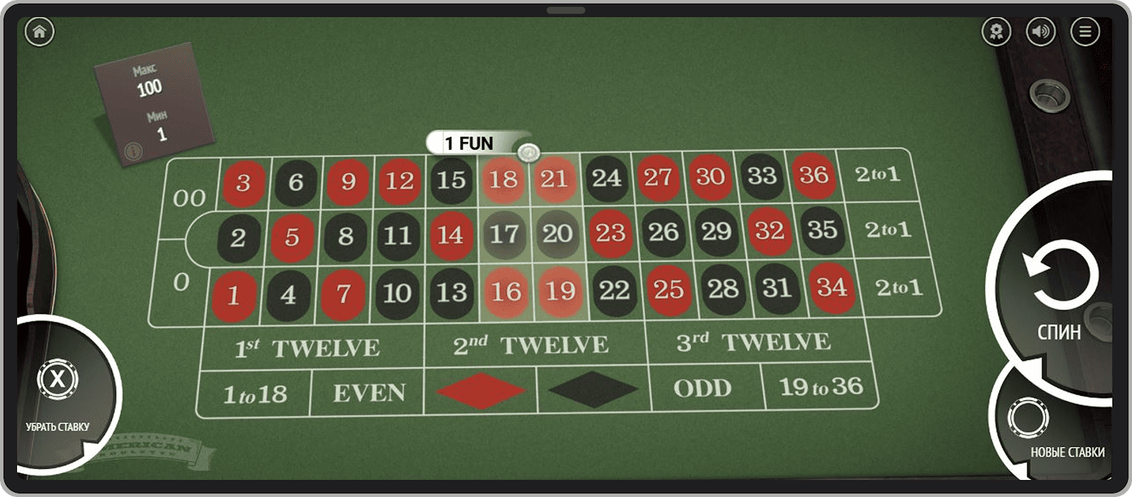 Ставка на линию шести